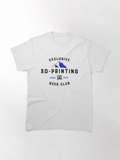 3d-printing club logo black and blue font
