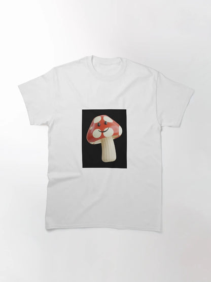 3d smiling mushroom