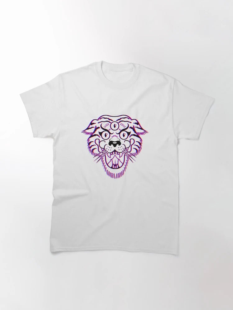 3-D 3-Eyed Tiger Anaglyph