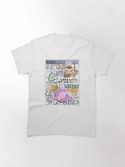 (Colorized) Wicked Witch of the East Bro Hand Lettered