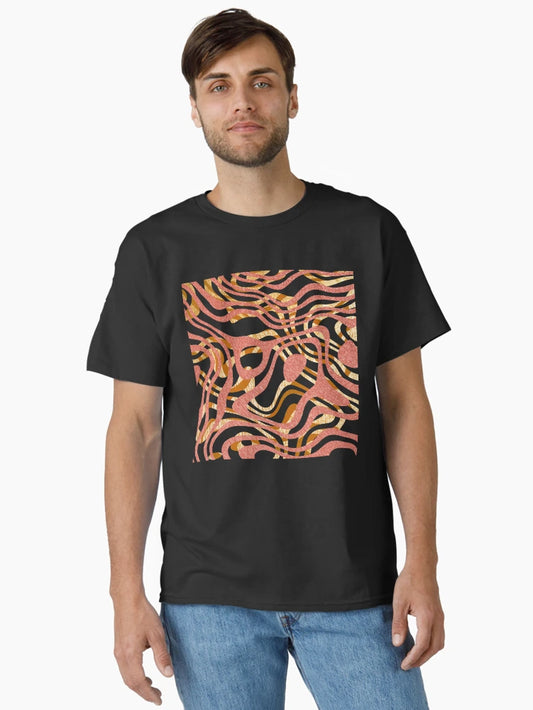 3D abstract metallic curves