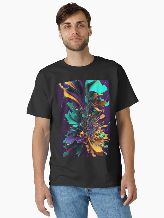 3D mixed colours painting