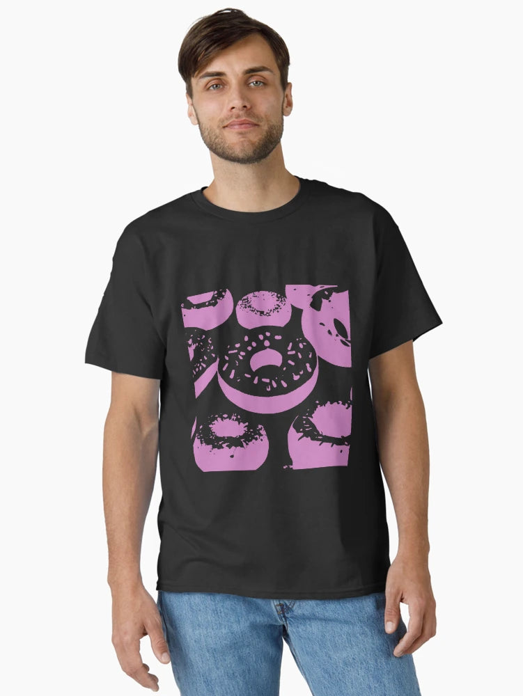 3D Donuts - Pink on Dark Background