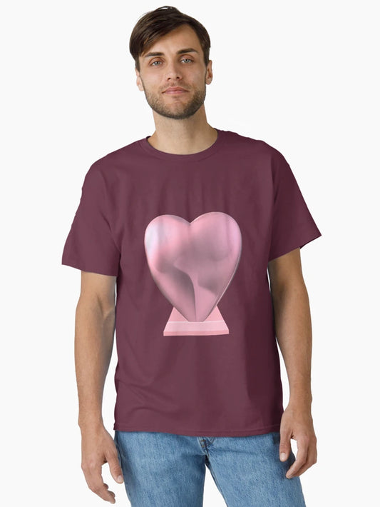 3d pink heart