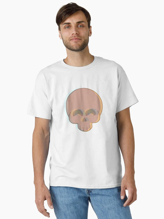 3D Effect Smiling Skull