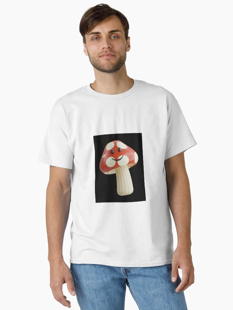 3d smiling mushroom