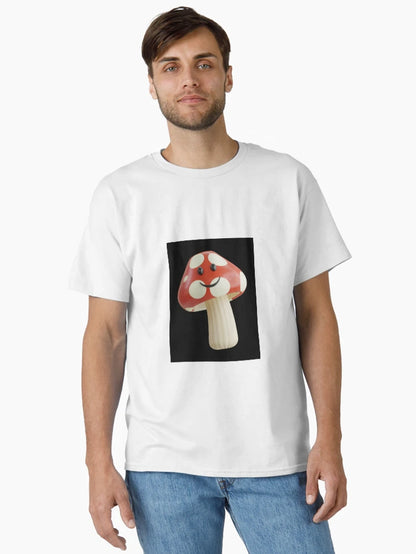 3d smiling mushroom