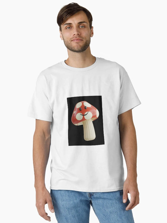 3d smiling mushroom
