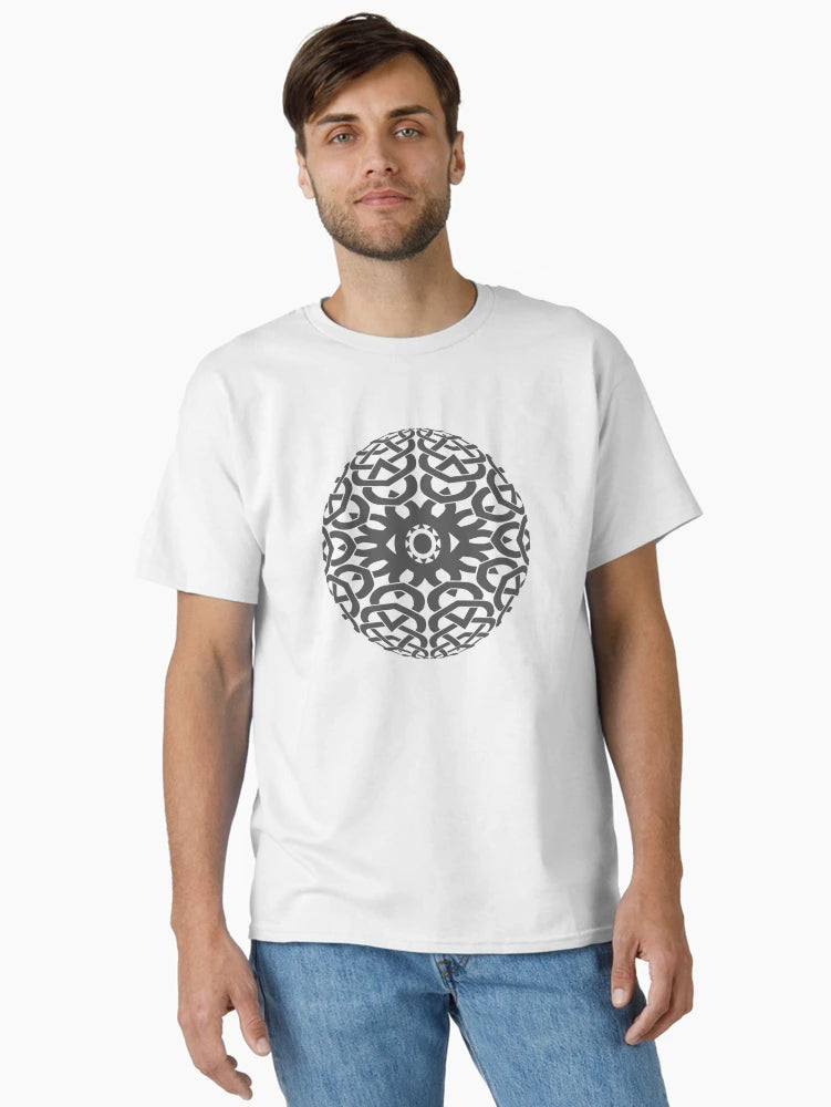 3D Celtic Sphere Design with Eye at the Center