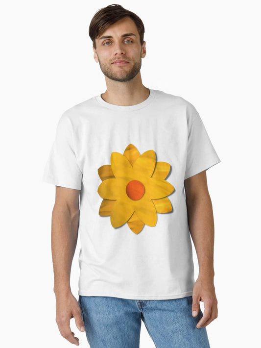 3D Orange Flower