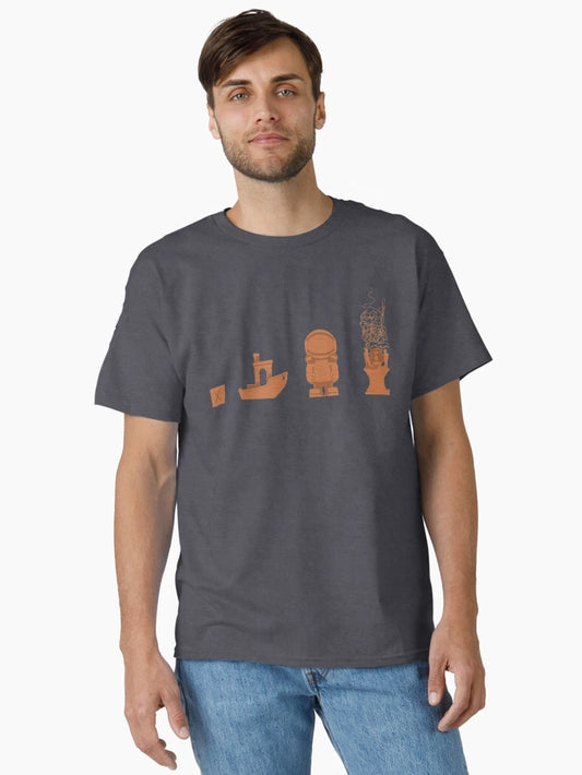 3D Printing Evolution (Orange)