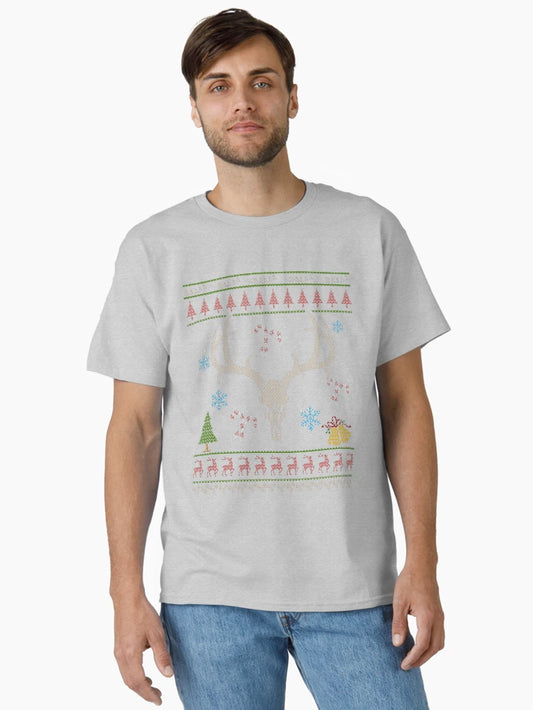 Elk Hunting Christmas Ugly Shirt Elk Hunter