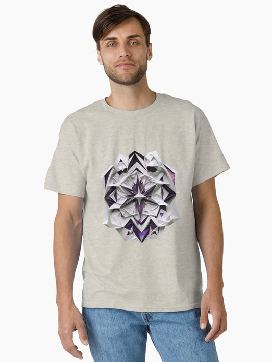 3D purple space patterns