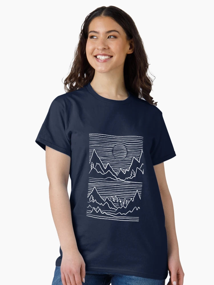 3d Mountain  design done with strokes