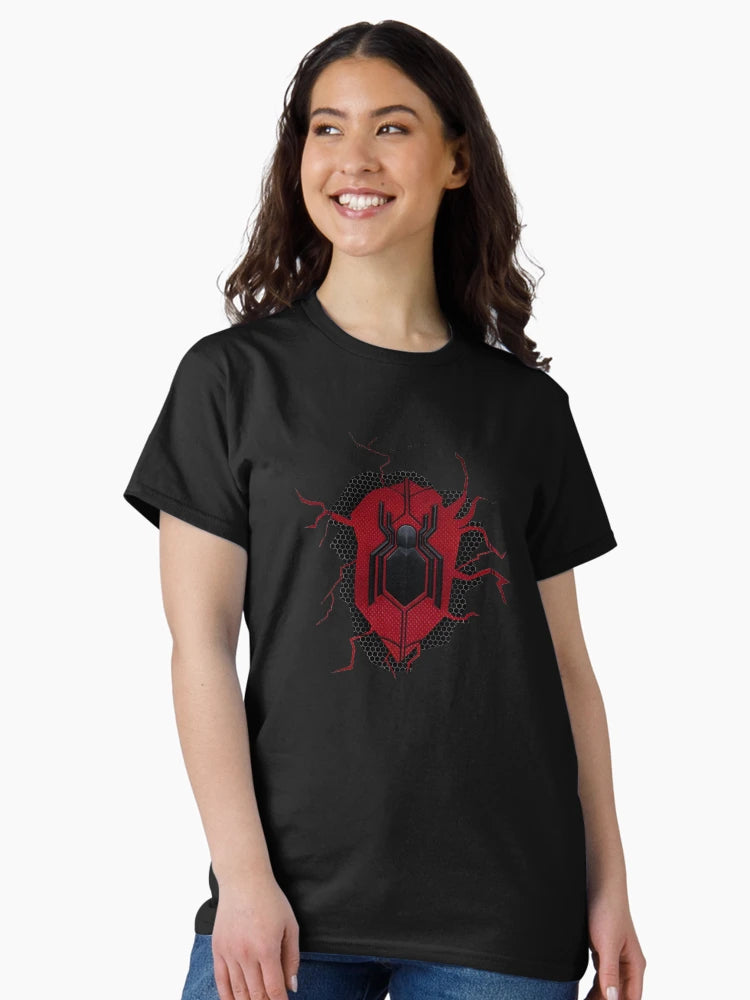 3D Pop Up Black Spider With Honeycomb Pattern