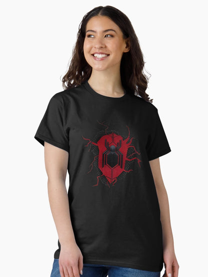 3D Pop Up Black Spider With Honeycomb Pattern