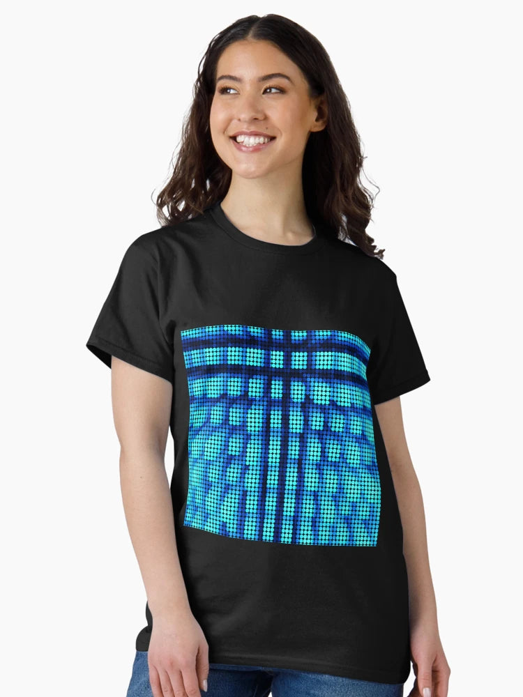 3d blue towers