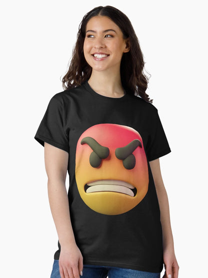 Emoji Smiley Angry 3D Face