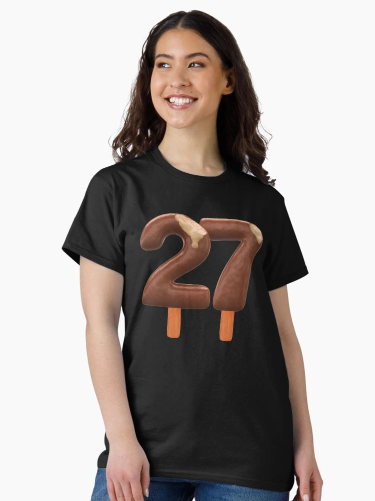 27 Ice Cream Twenty Seven Number 3d Chocolate