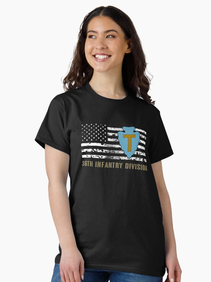 36th Infantry Division (Distressed Flag)