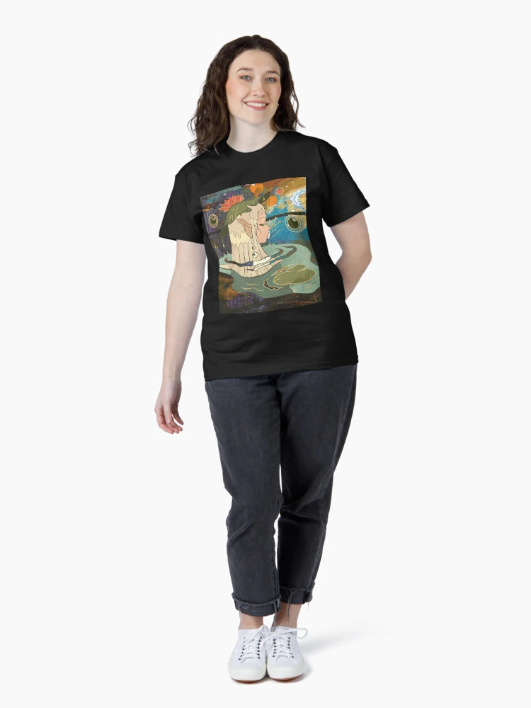 3d animated painting of a cute girl