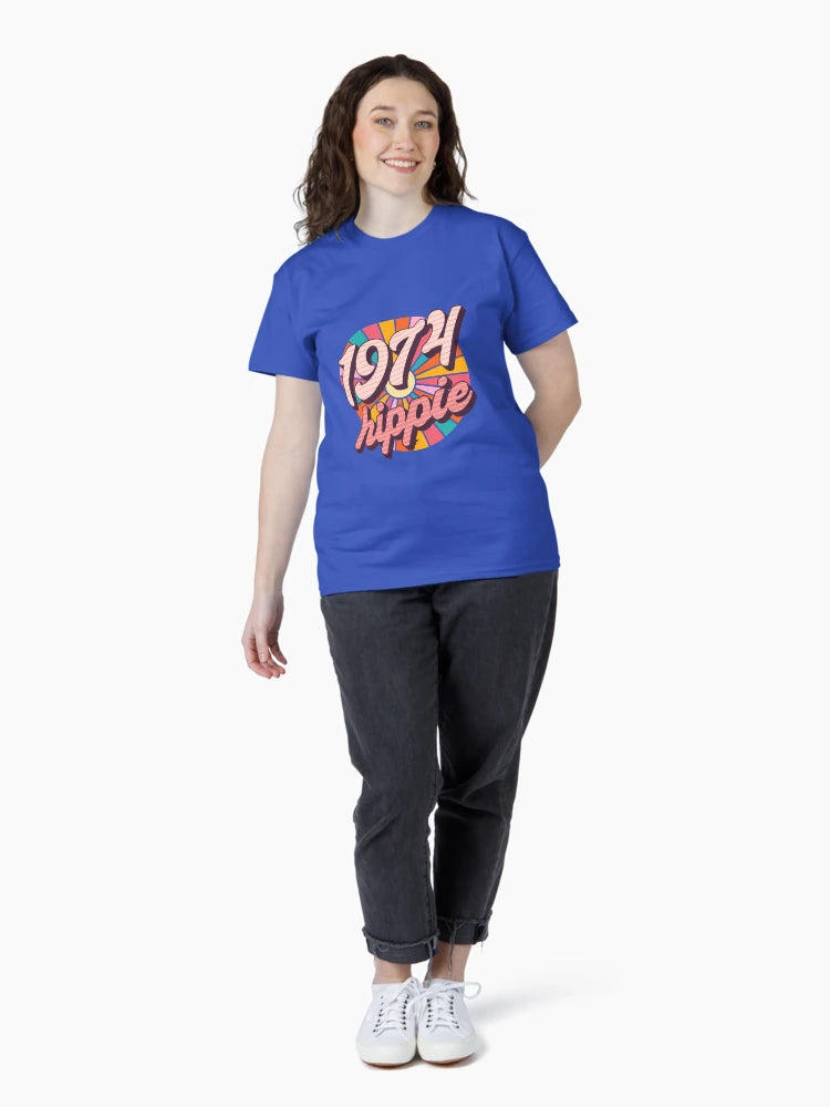 1974 Hippie - Since 1974 - Christmas Gift For Old Hippies Born In 1974