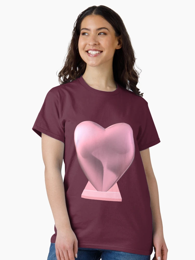 3d pink heart