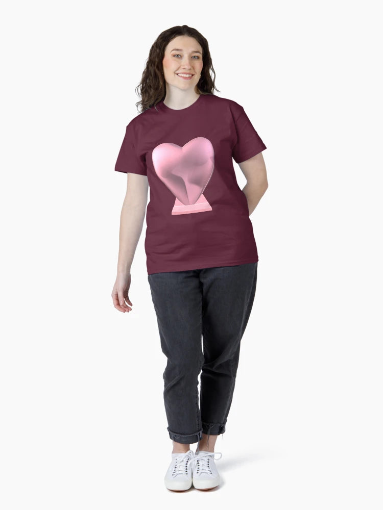 3d pink heart