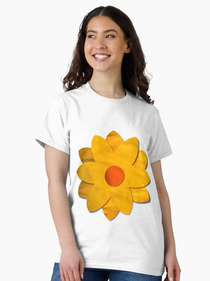 3D Orange Flower
