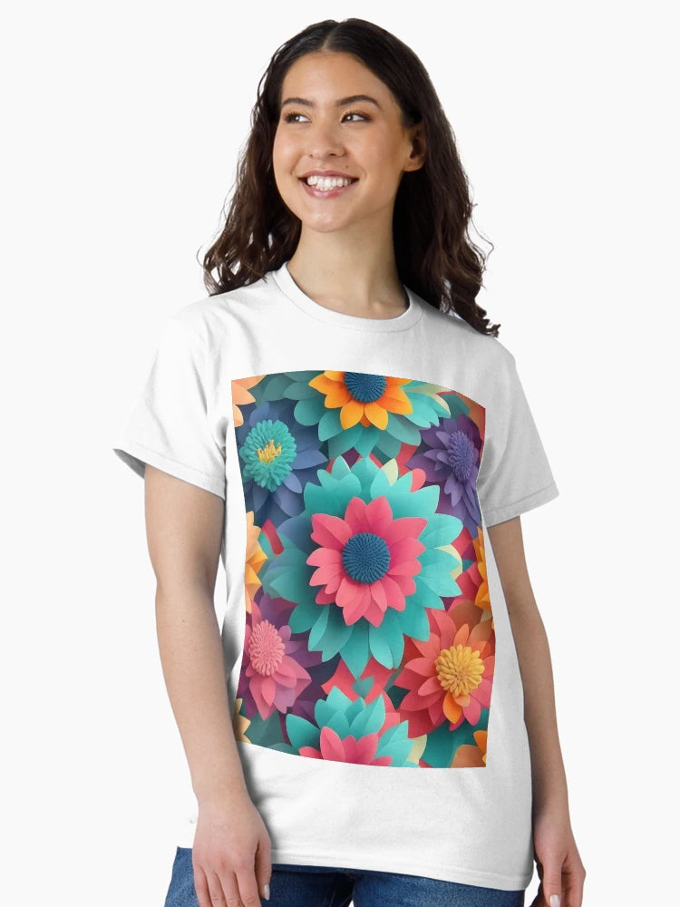 3D flowers Pattern
