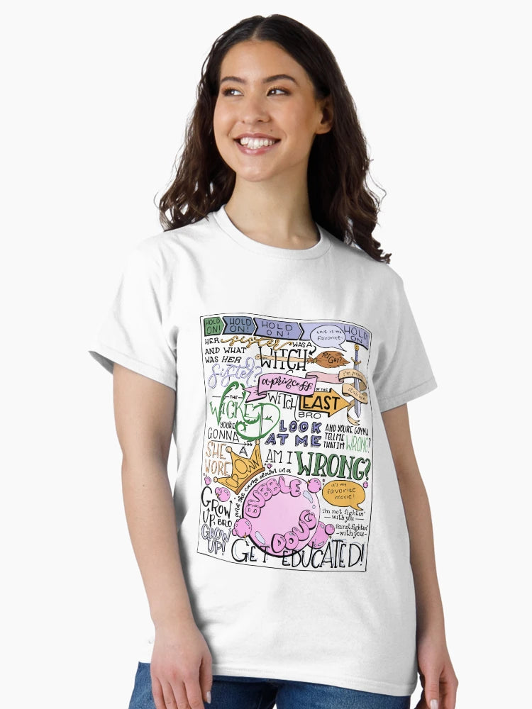 (Colorized) Wicked Witch of the East Bro Hand Lettered