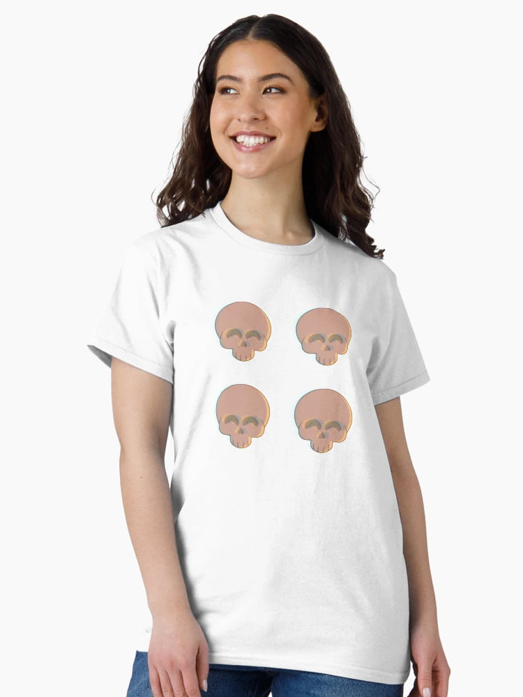 3D Smiling Skull Pattern