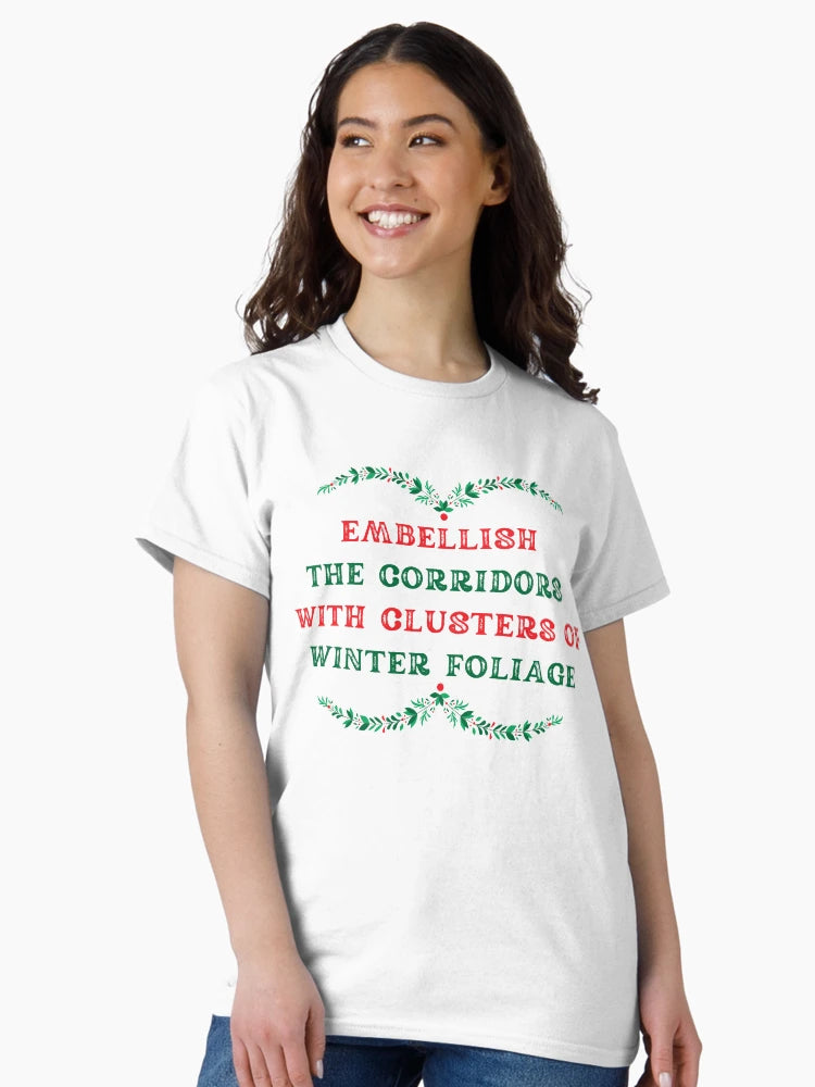 Embellish the Corridors with Clusters of Winter Foliage