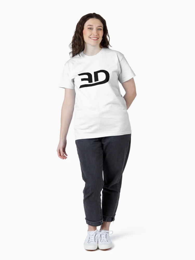 3D Minimal Logo - Black