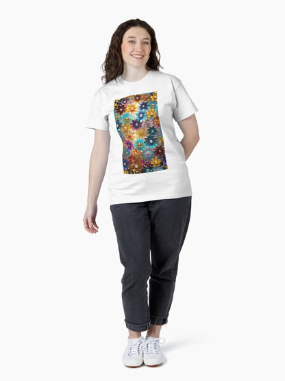 3d Colorful Flowers Backgroun, Floral Pattern
