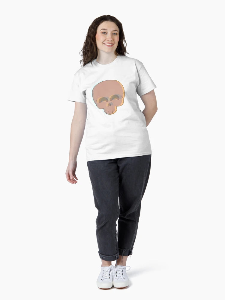 3D Effect Smiling Skull