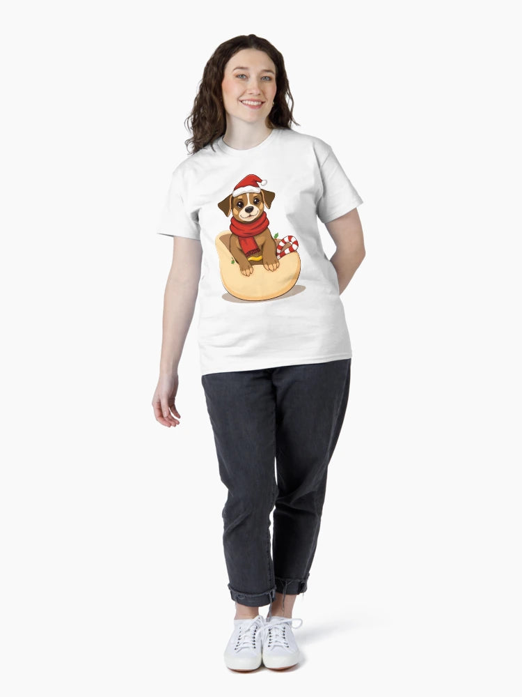 3D Dog in Bun – Festive Hot Dog Christmas Look