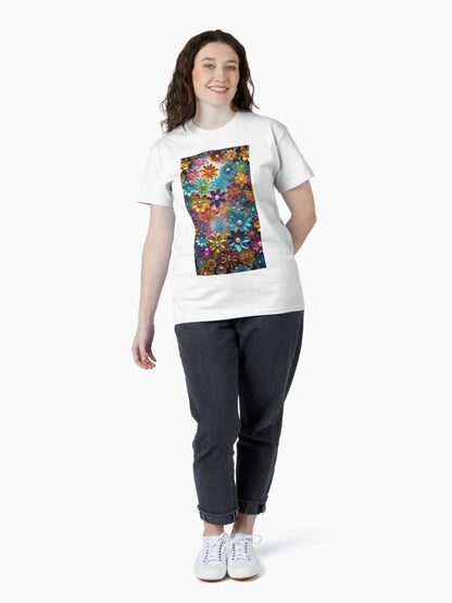3d Colorful Flowers Backgroun, Floral Pattern