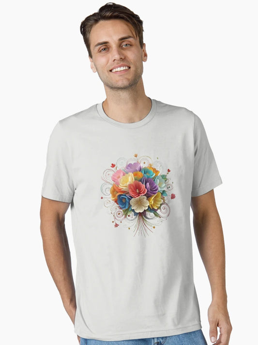 3D rainbow bouquet