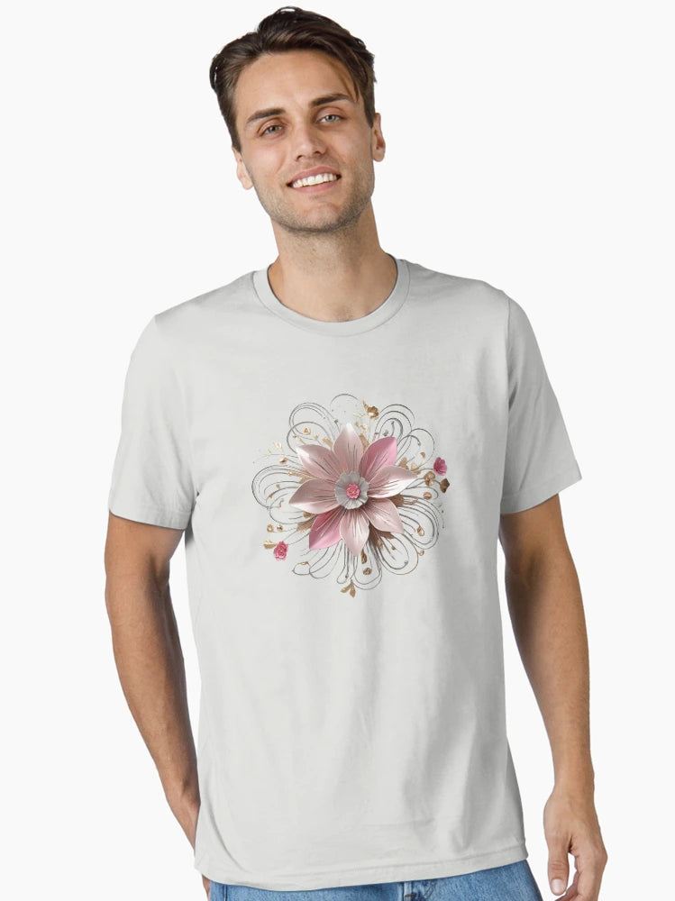 3D Pink Flower