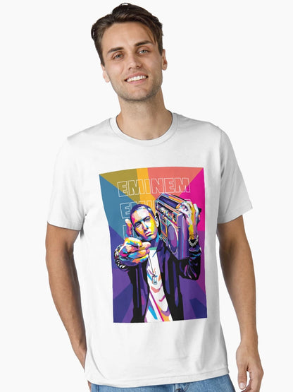 Eminem in WPAP Style Colorful