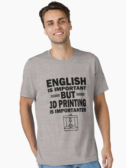 3D printer printing important saying hobby gift idea
