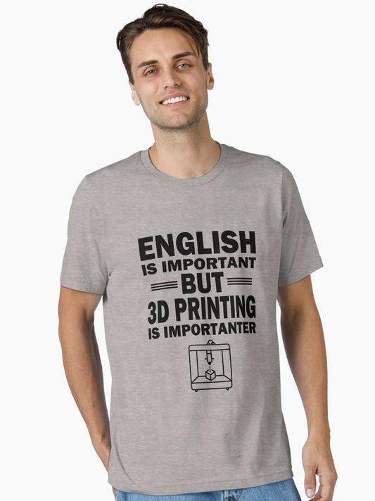 3D printer printing important saying hobby gift idea