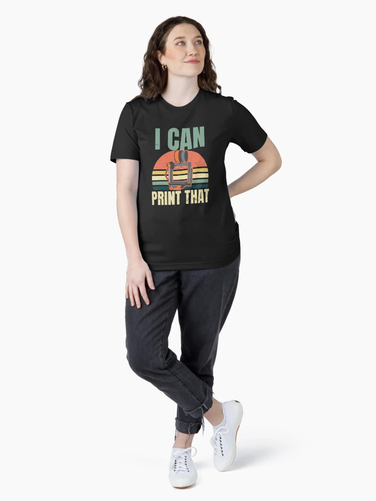 3D Printing Shirt | Vintage I Can Print That Gift