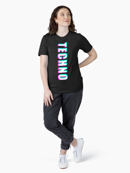 3D Techno Text - Upright