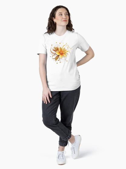 3D orange and yellow flower