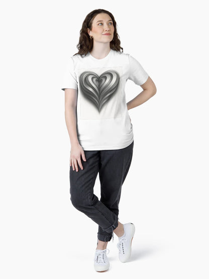 3D Optical Illusion Geometric T-Shirt Design Natural Curves Enhancer Bra