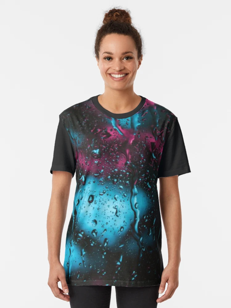 3D Colorful Water Raining