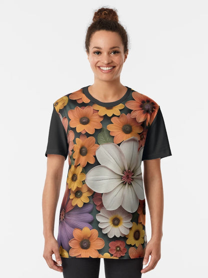 3d Colorful Flowers
