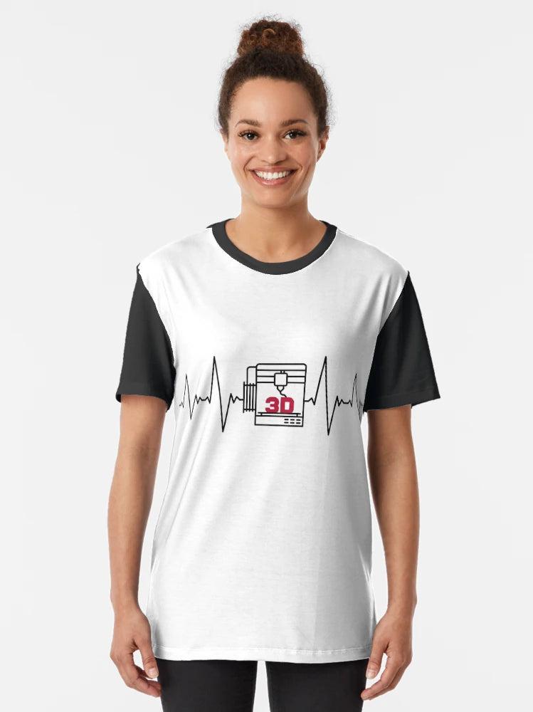 3D Printing EKG Heartbeat - 3D Printer Pulse Line minimal design